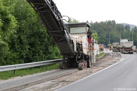 Preplastitev dela kamniške obvoznice (3)